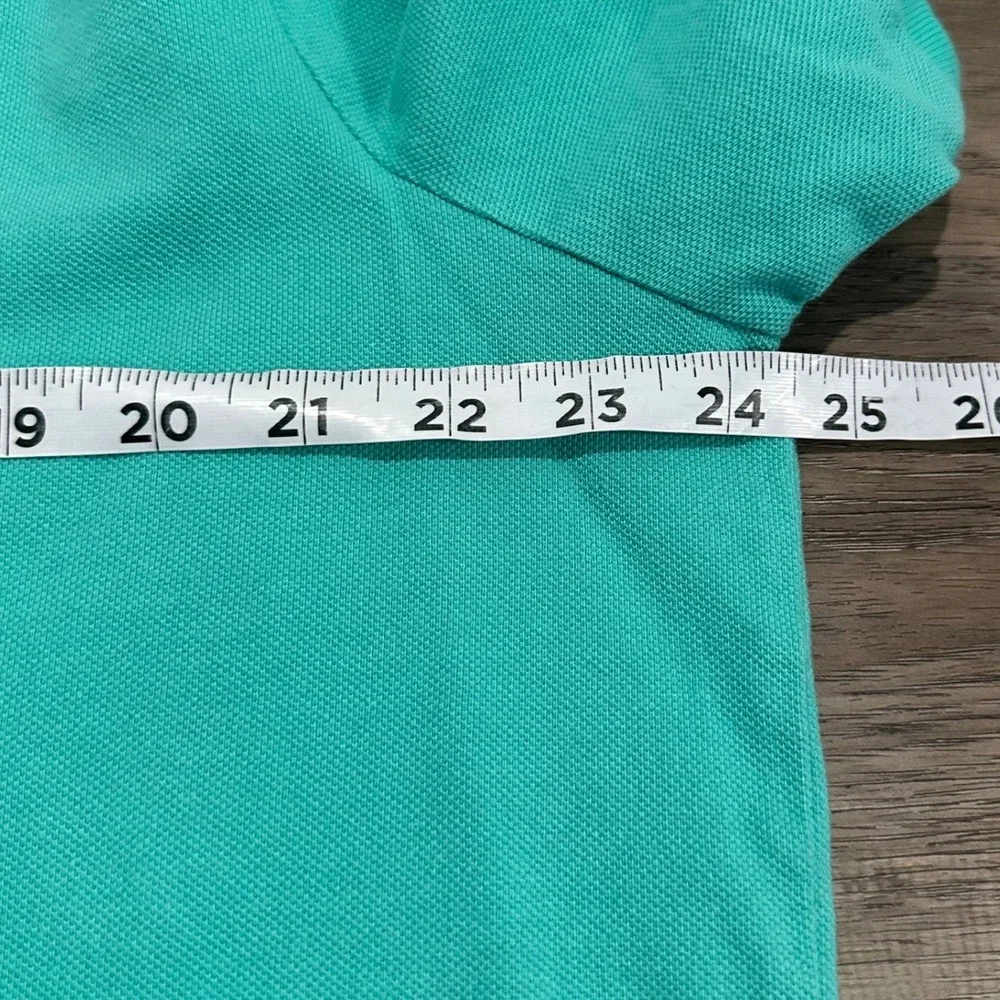 Polo Ralph Lauren Mens Classic Fit Turquoise Mesh Polo Shirt XL Pony Logo
